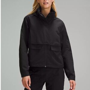 NWT Lululemon Effortless Jacket in black, size 8